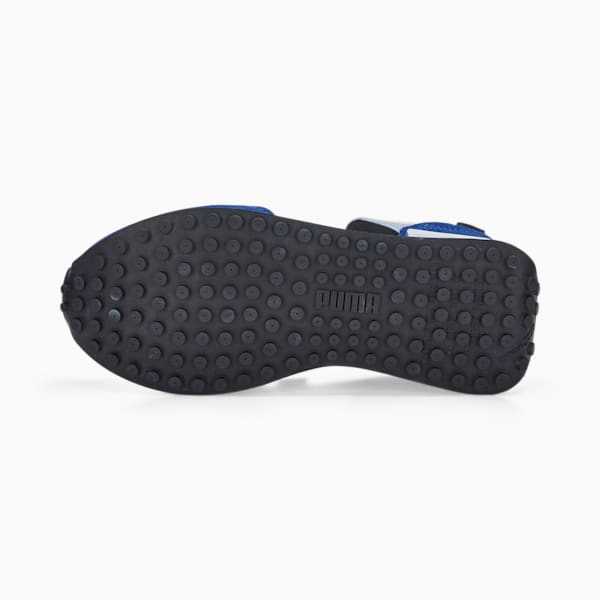 Future Rider Splash Youth Trainers, Blue Wash-Puma Black-Puma White, large-ZAF
