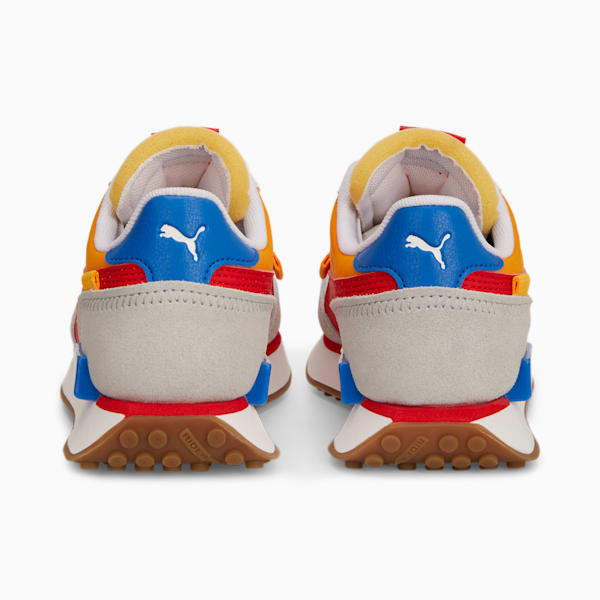 Zapatillas juveniles Future Rider Splash, PUMA White-Zinnia-For All Time Red, large-ARG