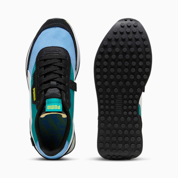 Zapatillas juveniles Future Rider Splash, Team Light Blue-Sparkling Green, large-ARG