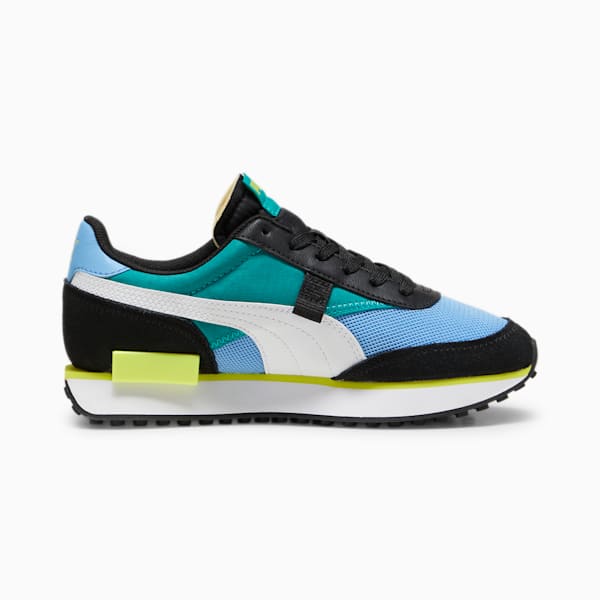 Zapatillas juveniles Future Rider Splash, Team Light Blue-Sparkling Green, large-ARG