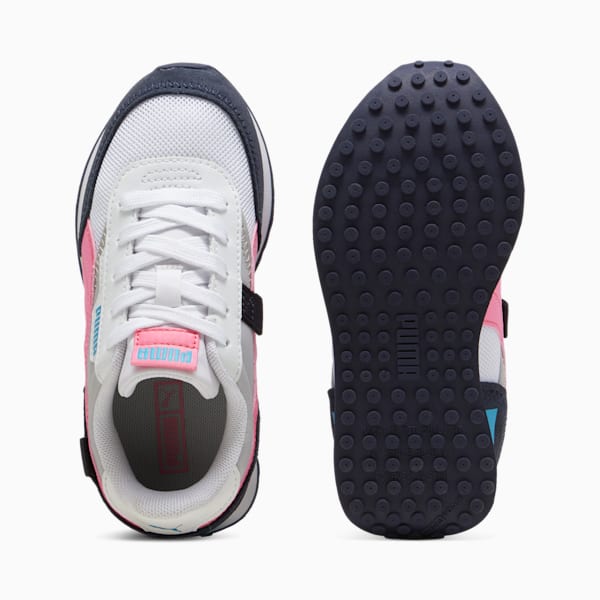 Zapatillas infantiles Future Rider Splash, PUMA White-Cool Light Gray, large-ARG