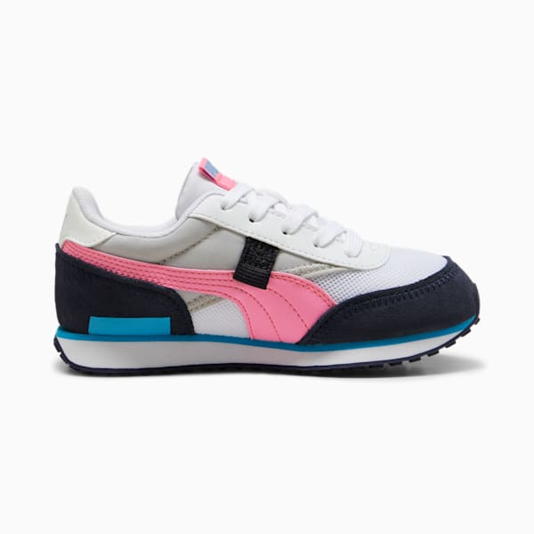 Zapatillas infantiles Future Rider Splash, PUMA White-Cool Light Gray, large-ARG