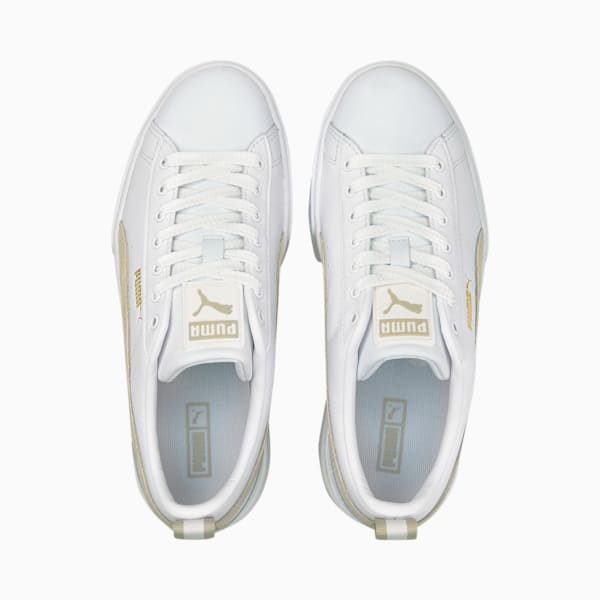 Mayze Women's Sneakers, Puma White-Peyote, large-MEX