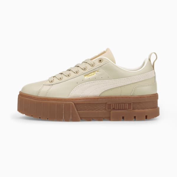 Mayze Sneakers Women, Putty-Pristine-Puma Team Gold, large-ZAF