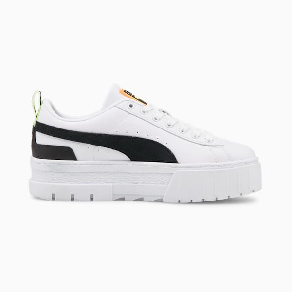 Mayze Sneakers Women, Puma White-Puma Black-Fizzy Light, large-ZAF