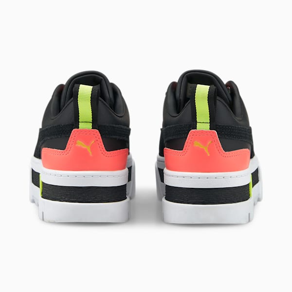 Mayze Sneakers Women, Puma Black-Puma Black-Lime Squeeze, large-ZAF