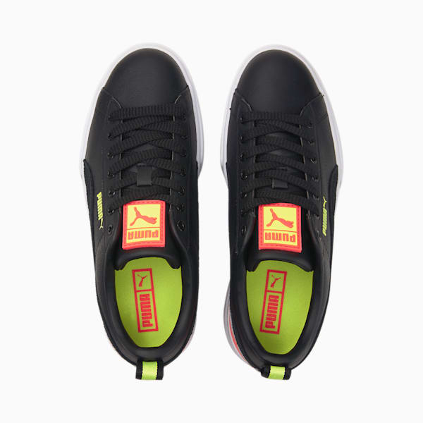 Mayze Sneakers Women, Puma Black-Puma Black-Lime Squeeze, large-ZAF