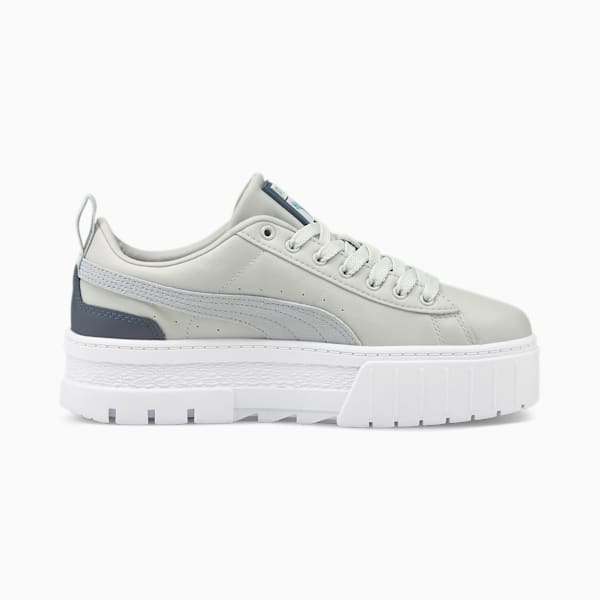 Mayze Sneakers Women, Glacier Gray-Platinum Gray-Puma Team Gold, large-ZAF