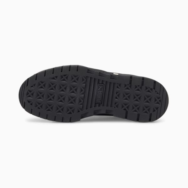Mayze Sneakers Women, Whisper White-Puma Black-Puma Team Gold, large-ZAF