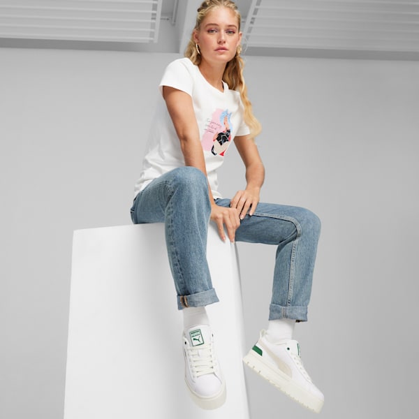 Mayze Sneakers Women, PUMA White-Vine, large-ZAF