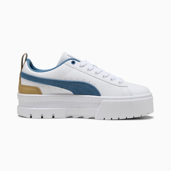 Mayze Women's Sneakers, PUMA White-Blue Horizon, large-MEX
