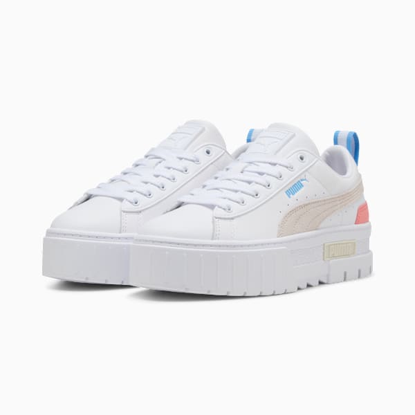 Mayze Sneakers Women, PUMA White-Pink Fruit, large-ZAF