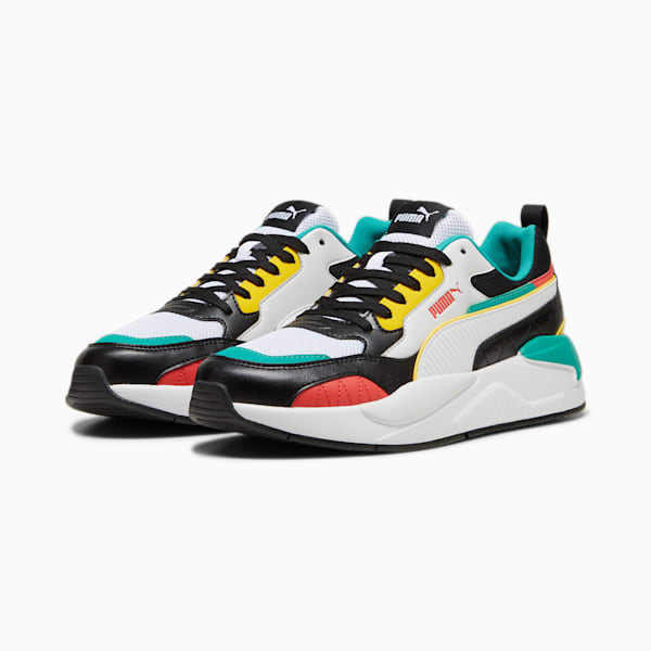 Zapatillas X-Ray 2 Square, PUMA Black-PUMA White-Feather Gray-Active Red, large-ARG