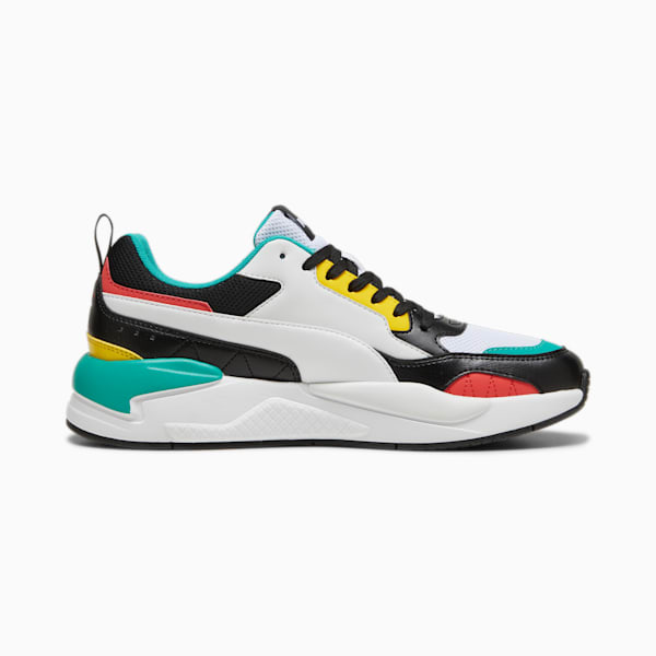 Zapatillas X-Ray 2 Square, PUMA Black-PUMA White-Feather Gray-Active Red, large-ARG