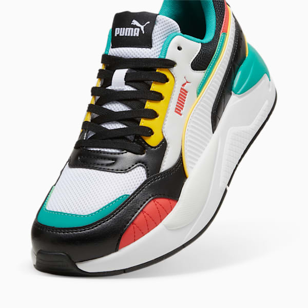 Zapatillas X-Ray 2 Square, PUMA Black-PUMA White-Feather Gray-Active Red, large-ARG