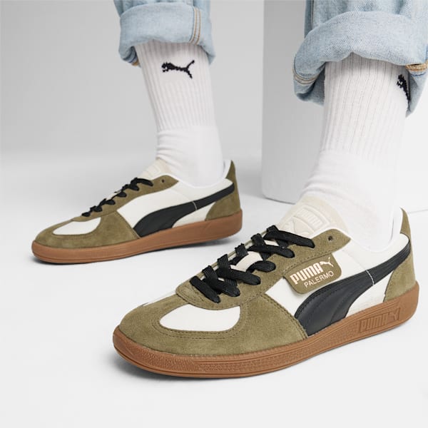 Palermo OG Sneakers Unisex, Sugared Almond-PUMA Black-PUMA Olive, large-ZAF