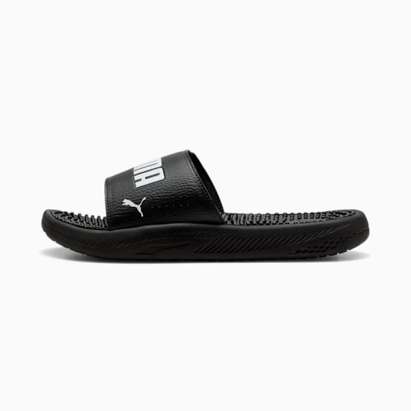 Sandalias Hombre Softride Massage, Puma Black-Puma White, large-MEX