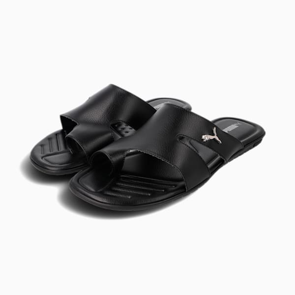 Streetcat Magnet TW Men's Sandals, Puma Black-Puma Black-Puma Aged Silver, large-ZAF