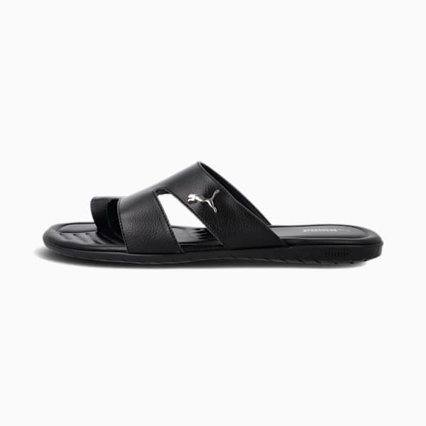 Streetcat Magnet TW Men's Sandals, Puma Black-Puma Black-Puma Aged Silver, large-ZAF