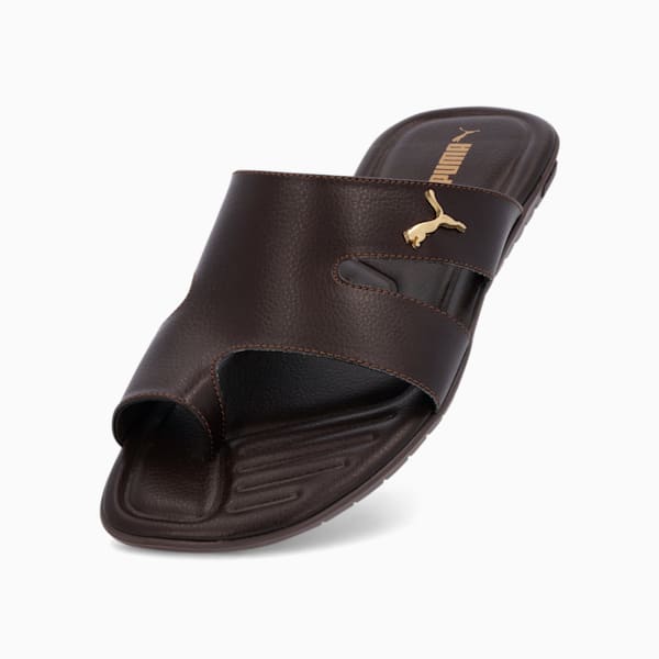 Streetcat Magnet TW Men's Sandals, Chocolate Brown-Chocolate Brown-Puma Team Gold, large-ZAF