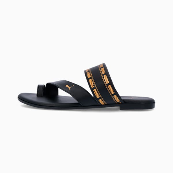 Stylecat Bolero IV Women's Sandals, PUMA Black-PUMA Gold, large-ZAF