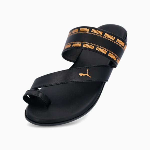Stylecat Bolero IV Women's Sandals, PUMA Black-PUMA Gold, large-ZAF