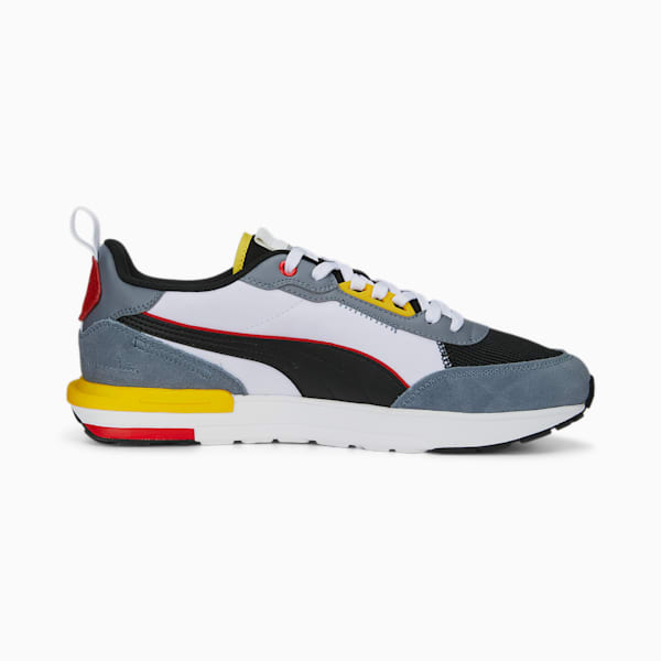 R22 Trainers, Gray Tile-PUMA Black-PUMA White-Pelé Yellow, large-ZAF
