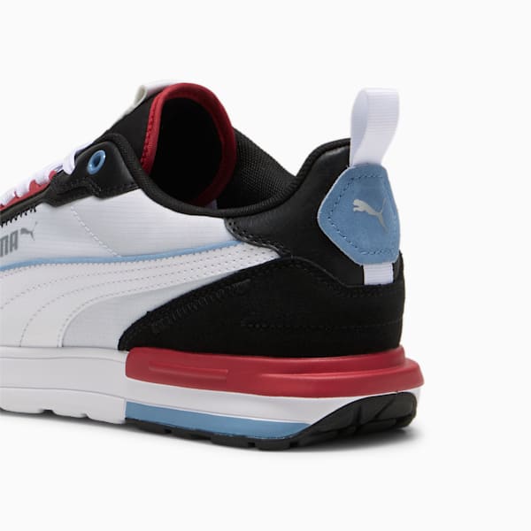 R22 Trainers, PUMA White-Zen Blue-Silver Mist-PUMA Black-Club Red, large-ZAF
