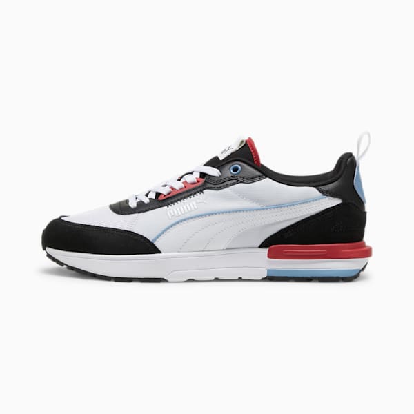 R22 Trainers, PUMA White-Zen Blue-Silver Mist-PUMA Black-Club Red, large-ZAF