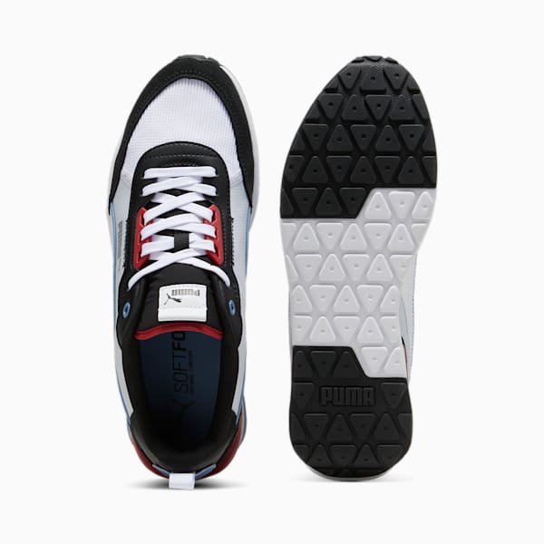 R22 Trainers, PUMA White-Zen Blue-Silver Mist-PUMA Black-Club Red, large-ZAF