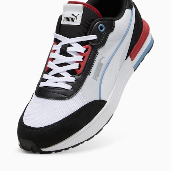 R22 Trainers, PUMA White-Zen Blue-Silver Mist-PUMA Black-Club Red, large-ZAF