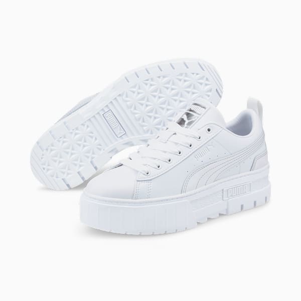 Tenis para mujer Mayze Glow, Puma White, large-MEX