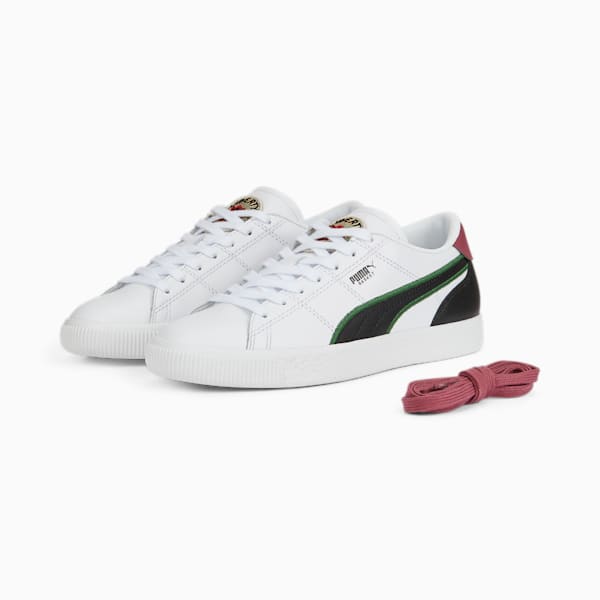 PUMA x LIBERTY Basket VTG Sneakers Women, Puma White-Puma Black, large-ZAF