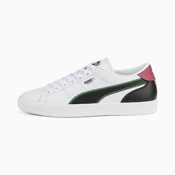 PUMA x LIBERTY Basket VTG Sneakers Women, Puma White-Puma Black, large-ZAF