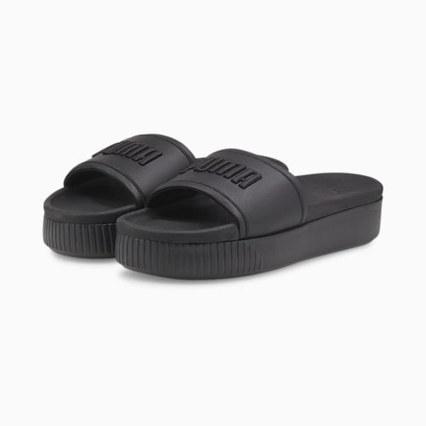 Sandalias de mujer con plataforma, Puma Black, large-MEX