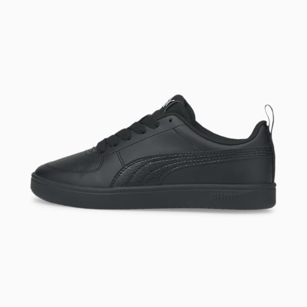 Rickie Youth Trainers, Puma Black-Puma Black-Glacier Gray, large-MEX