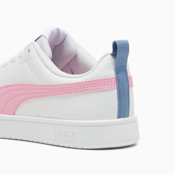 Rickie Youth Trainers, PUMA White-Pink Lilac-Zen Blue, large-MEX