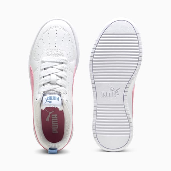 Rickie Youth Trainers, PUMA White-Pink Lilac-Zen Blue, large-MEX