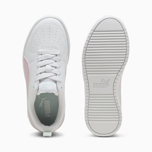Rickie Youth Trainers, PUMA White-Rose Mauve-Peaceful Blue, large-ZAF