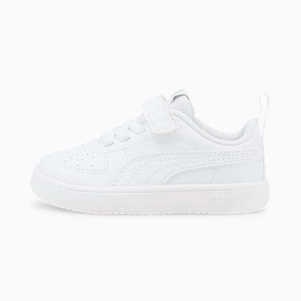 Tenis con cierre alternativo para bebés Rickie, Puma White-Puma White-Glacier Gray, large-MEX
