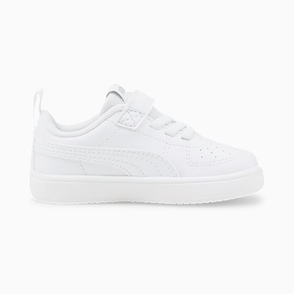Tenis con cierre alternativo para bebés Rickie, Puma White-Puma White-Glacier Gray, large-MEX