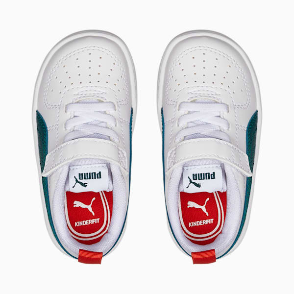 Rickie Alternative Closure Babies' Trainers, Puma White-Peacoat, large-ZAF