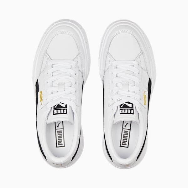 Tenis Mayze Stack para mujer, Puma White-Puma Black, large-MEX