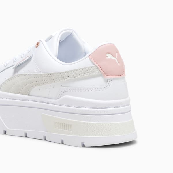 Mayze Stack Sneakers Women, PUMA White-Future Pink, large-ZAF
