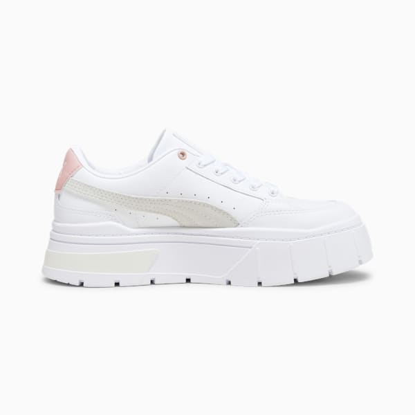 Mayze Stack Sneakers Women, PUMA White-Future Pink, large-ZAF