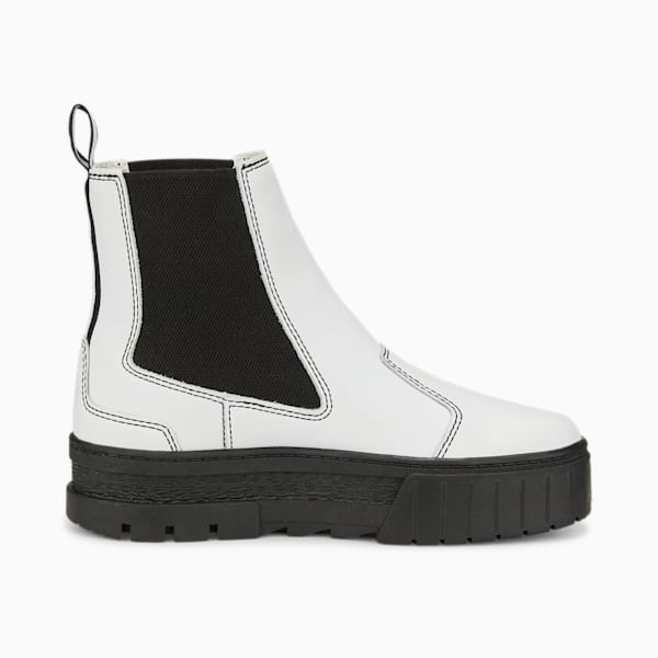 Mayze Pop Chelsea Boot Women, Puma White-Puma Black, large-ZAF