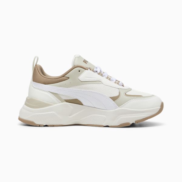 Zapatillas Cassia para mujer, Warm White-PUMA White-Desert Dust-Oak Branch-PUMA Gold, large-ARG