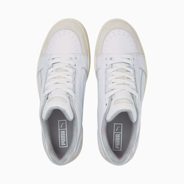 Slipstream Lo Retro Trainers, Puma White-Pristine, large-ZAF