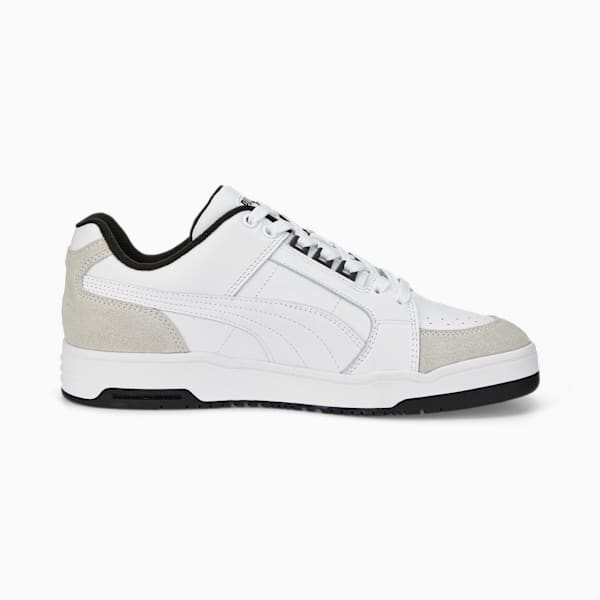 Slipstream Lo Retro Trainers, Puma White-Vaporous Gray, large-MEX