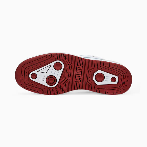 Slipstream Lo Retro Trainers, Puma White-Intense Red, large-ZAF